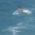 Pescador é arrastado pelo mar nos costões de Praia em Cabo Frio